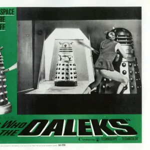 STUDIOCANAL Print of Dr. Who and The Daleks Lobby Card. Art Prints