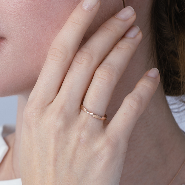 DIAMOND POINTED RING(2JR0617)K10 リング｜スタージュエリー公式