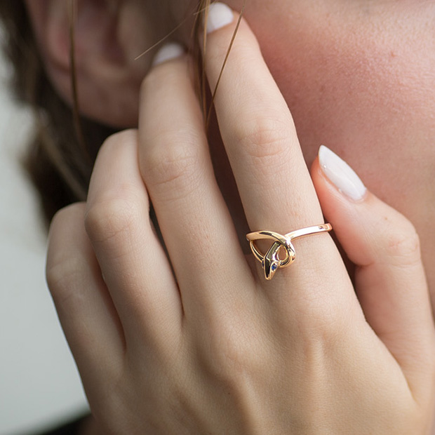 PYTHON KNOT RING(2JR0496)K10 リング｜スタージュエリー公式
