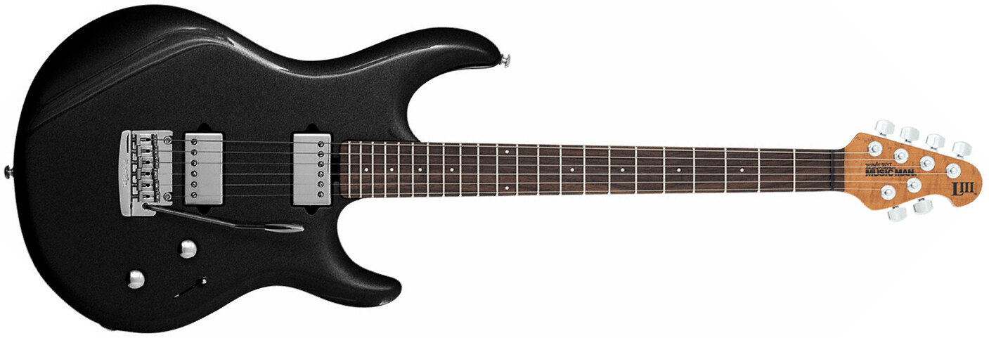 Music man Steve Lukather Luke 3 HH - black Str shape electric guitar
