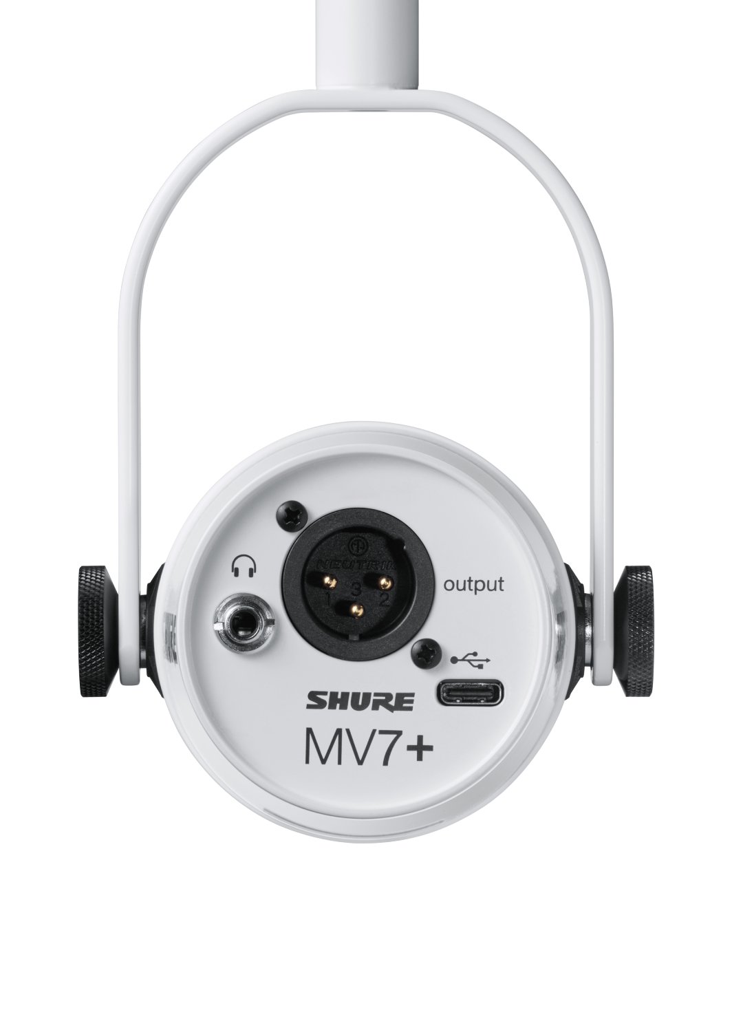 Shure MV7+ White Microphone usb