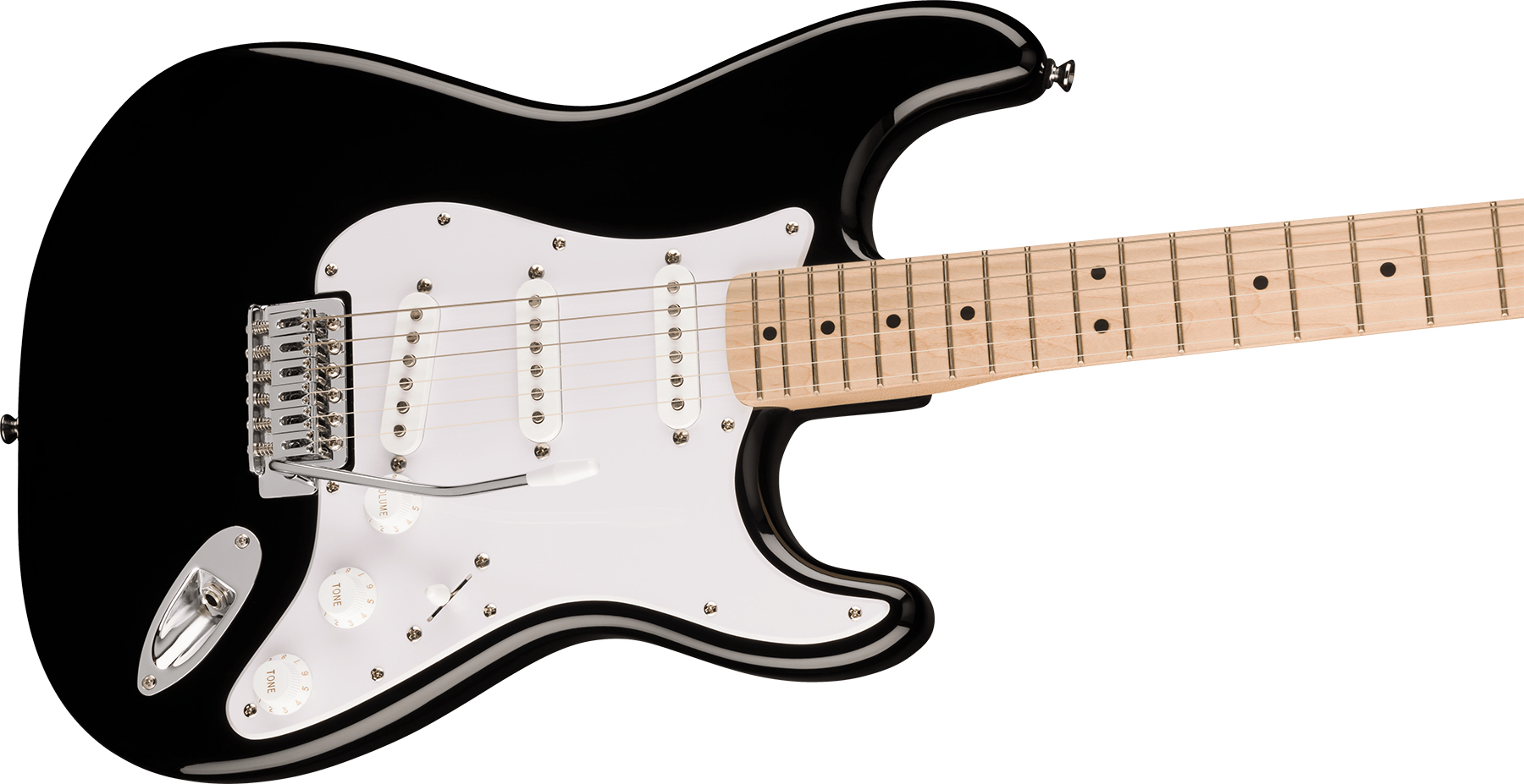 Squier Sonic Stratocaster - black Str shape electric guitar