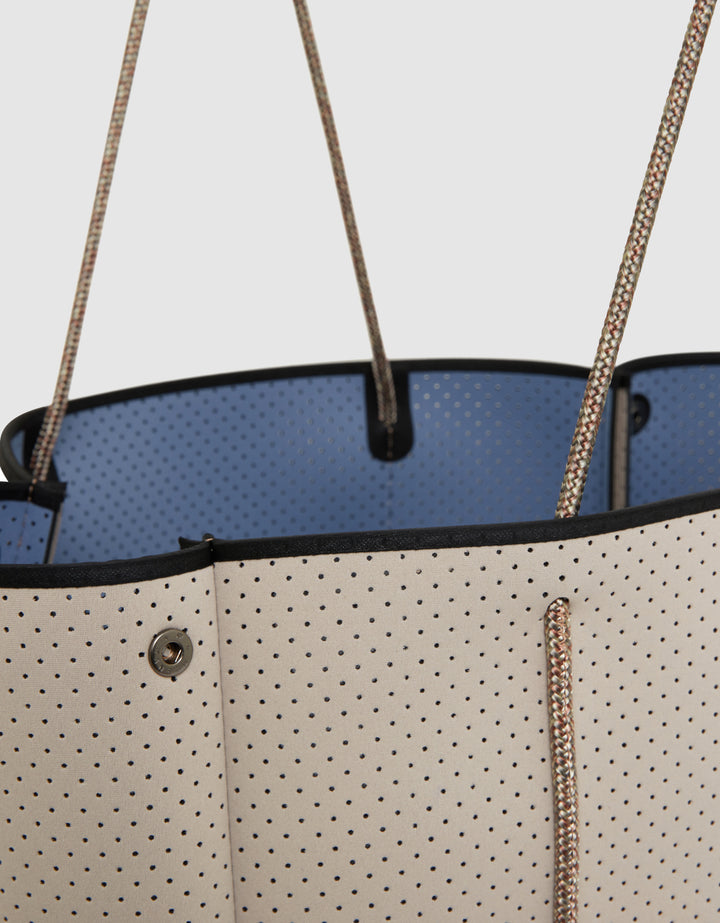 Escape™ tote in stone / washed lapis (dual tone) – State of Escape