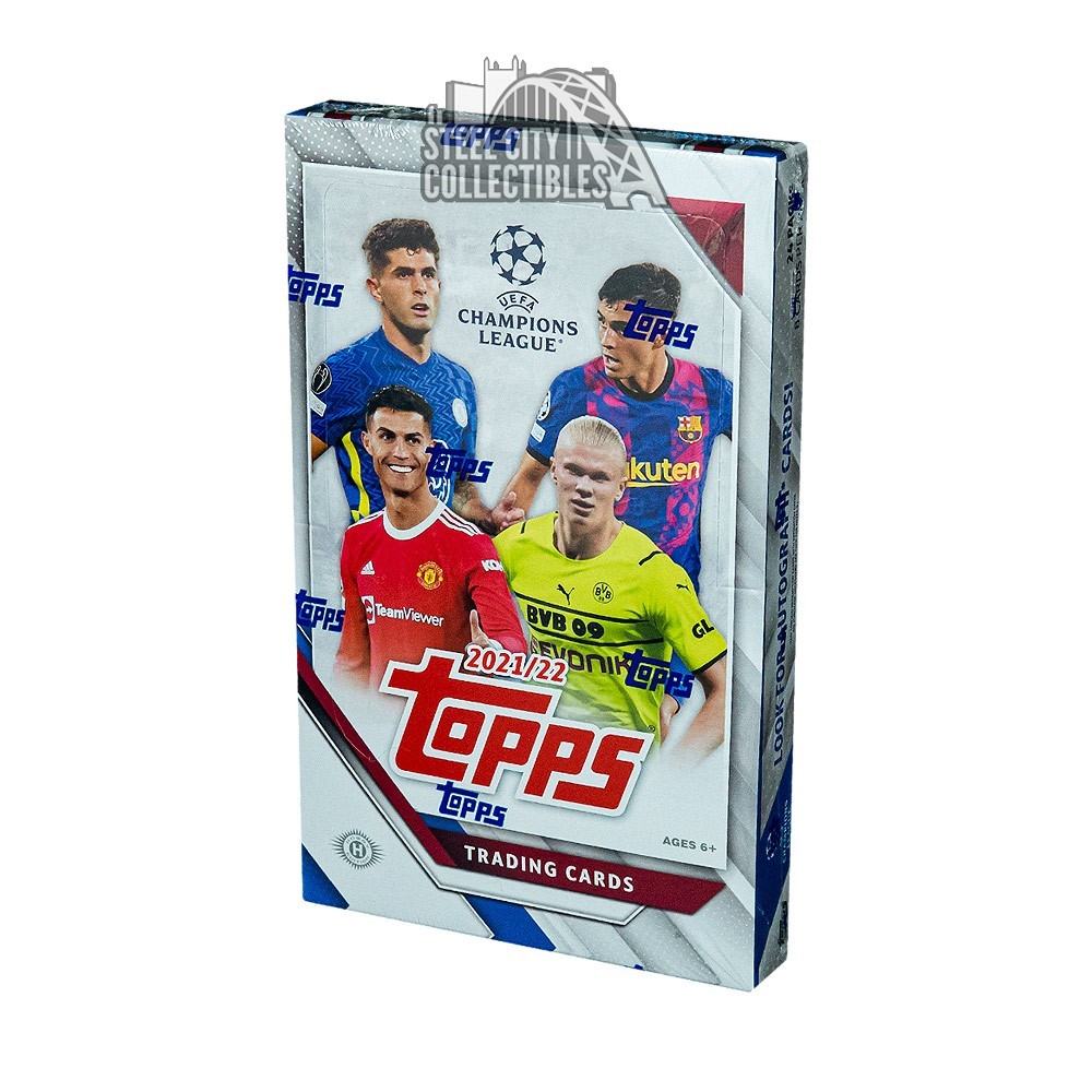 2021-22 Topps UEFA Champions League Collection Hobby Box | Steel