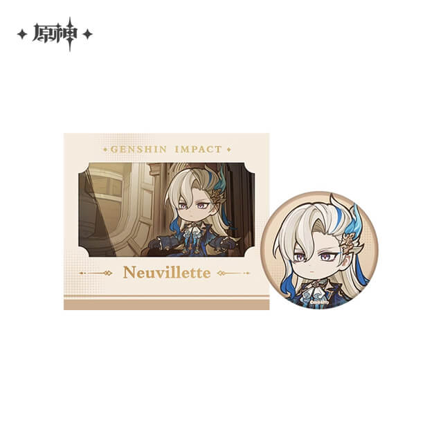 原神 清潔！大作戦シリーズ キャラ缶バッジ＆クリアカードセット