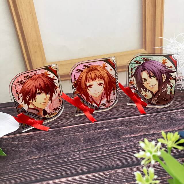 緋色の欠片 トレーディング リボンタイアクリルプレートキーチェーン