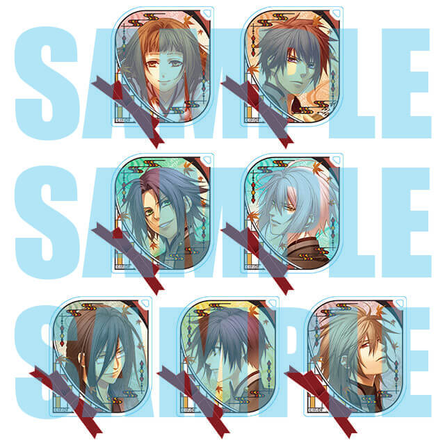 緋色の欠片 トレーディング リボンタイアクリルプレートキーチェーン