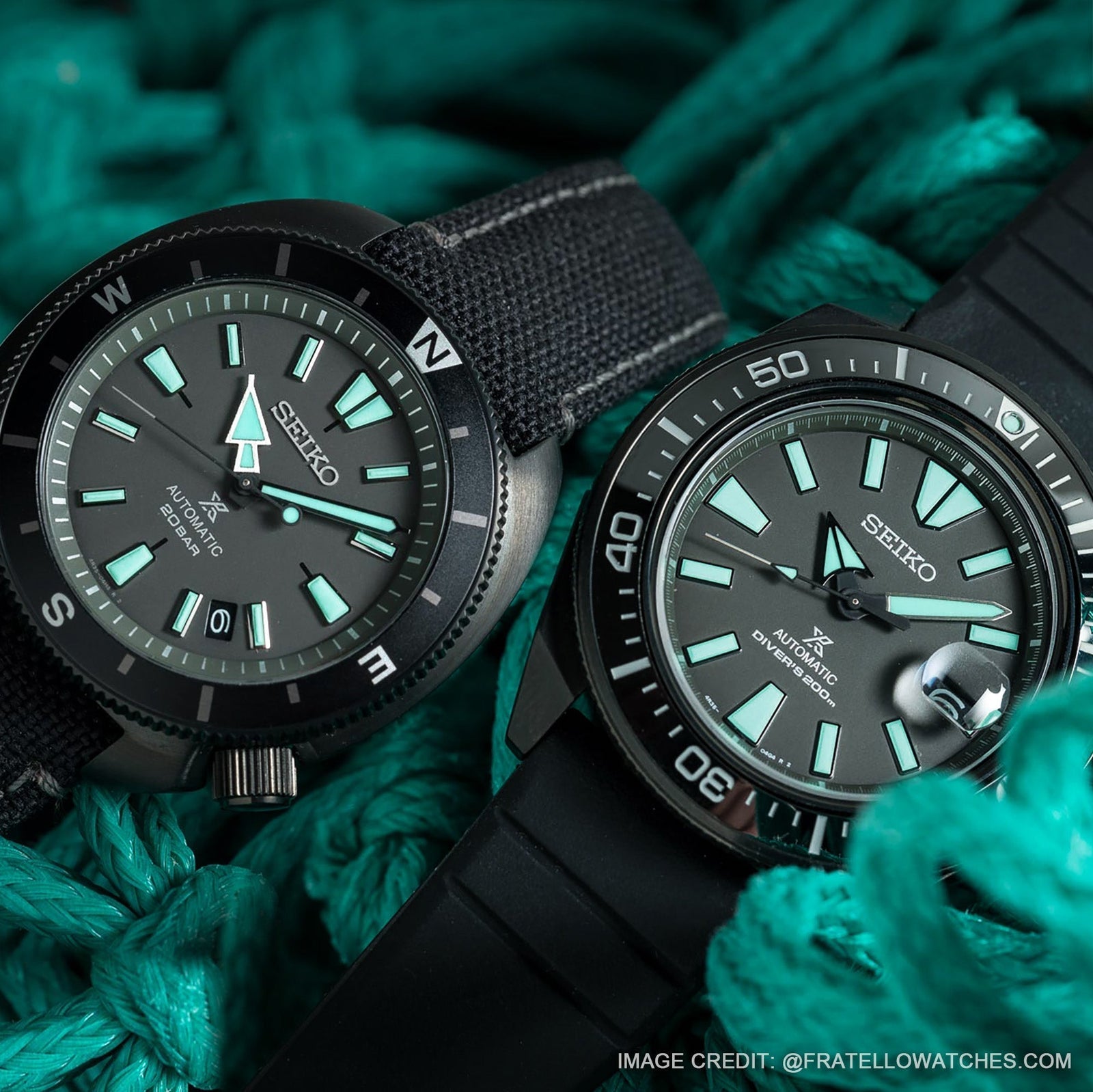 A Bit Of Lume, Green & Black - The Seiko Night Vision Limited