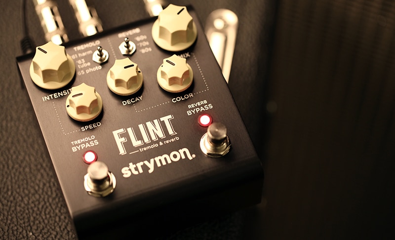 Flint Tremolo & Reverb - Black Knob Edition - Strymon