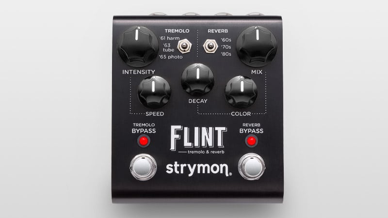Flint Tremolo & Reverb - Black Knob Edition - Strymon