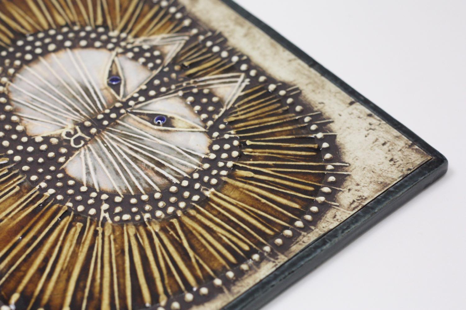 Lisa Larson/リサ・ラーソン/アンティーク/UNIK CAT/丸ネコ陶板