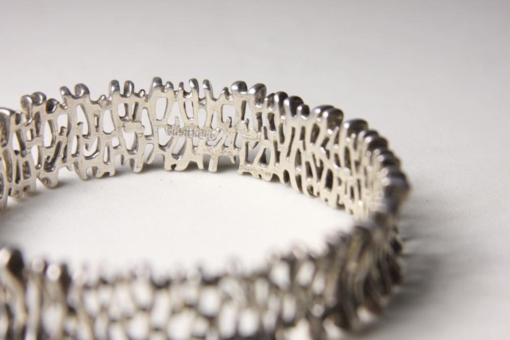 デンマークヴィンテージアクセサリー/シルバーバングル