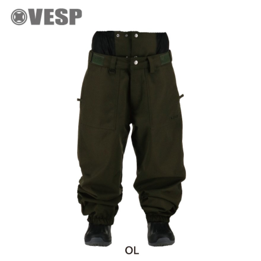 VESP カーキ スノーボードパンツ XL VESP カーキ スノーボードパンツ