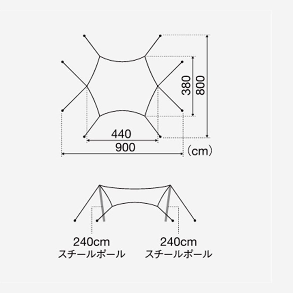 スノーピーク（snow peak） ヘキサタープ ランドネストタープ セット