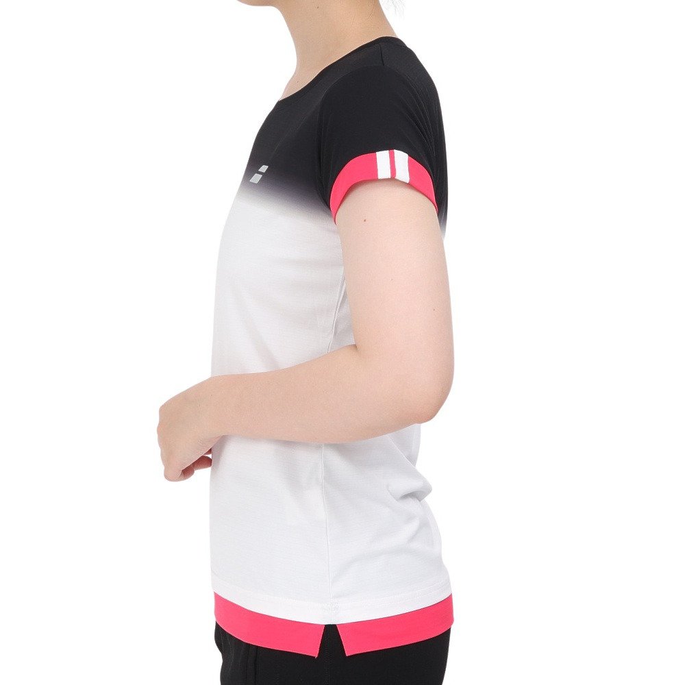 バボラ（BABOLAT）（レディース）テニスウェア CLUB 半袖シャツ