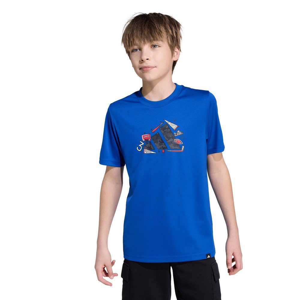 アディダス（adidas）（キッズ）クライマクール カモ グラフィック T