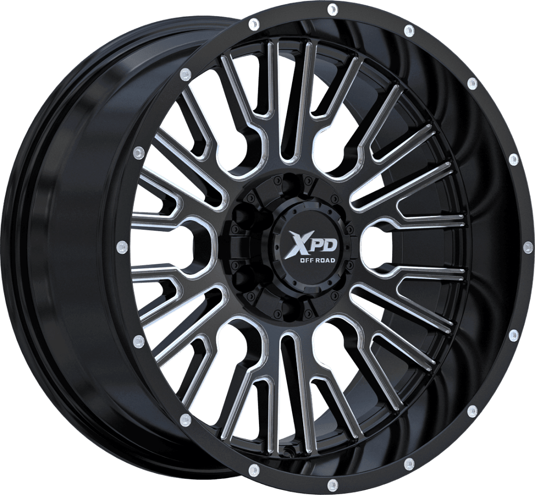 XPD-712 Punisher – Gloss Black Milled – SPDLine Wheels