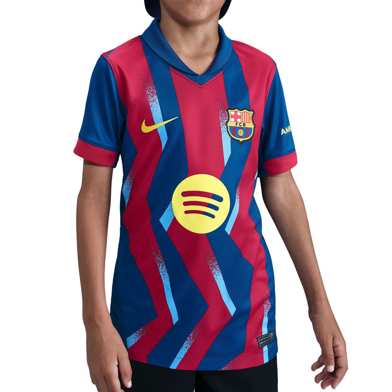 ナイキ ジュニア FC バルセロナ FCB 25-26 スタジアム 4th ジムブルー