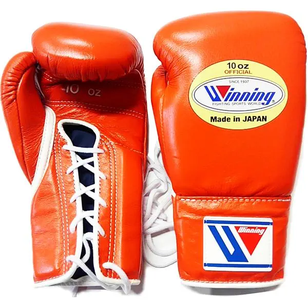 ウイニング(WINNING) ボクシンググローブ プロ試合用 8オンス ひも式