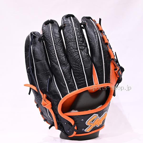 久保田スラッガー 限定品 L7型 型押し ブラック Fオレンジ 軟式 グラブ