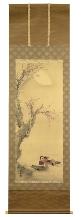 今尾景年「梅月鴛鴦図」の販売 | 美術品販売｜東京銀座ぎゃらりい秋華洞