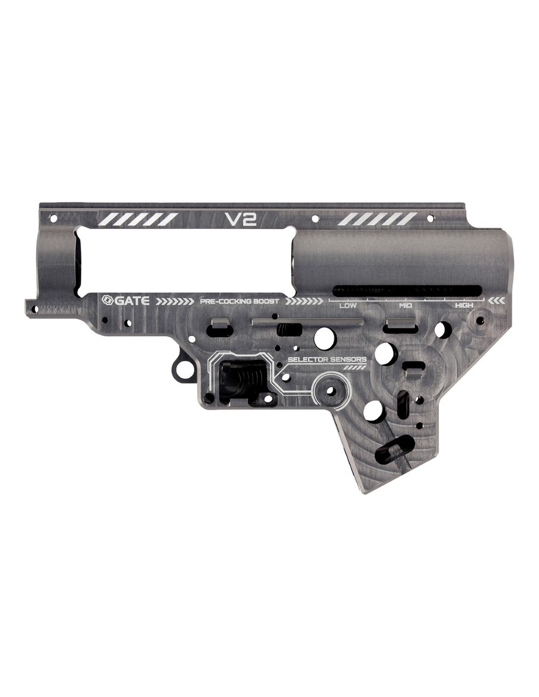 GATE CNC V2 EON Gearbox shell rev.2 - Titanium