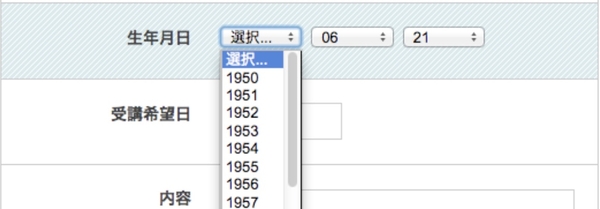 オプションプラグインによって追加されているフォーム項目 | フォーム