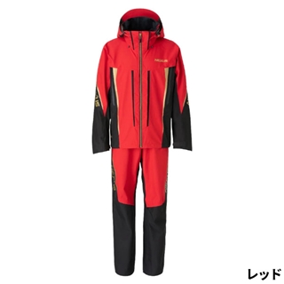 シマノ ネクサス ゴアテックス レインスーツ EX L レッド RA-101V