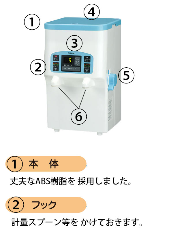リース契約可能】アマノ EW250D(ラボII) - 簡単・多用途な電解水が簡単