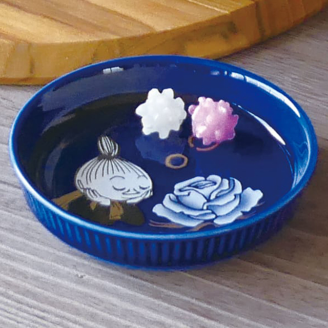 ムーミン香蘭社 瑠璃 プチプレート