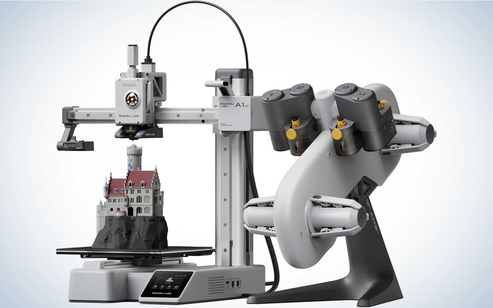 The Bambu Lab A1 is the best multi-color 3D printer for beginners