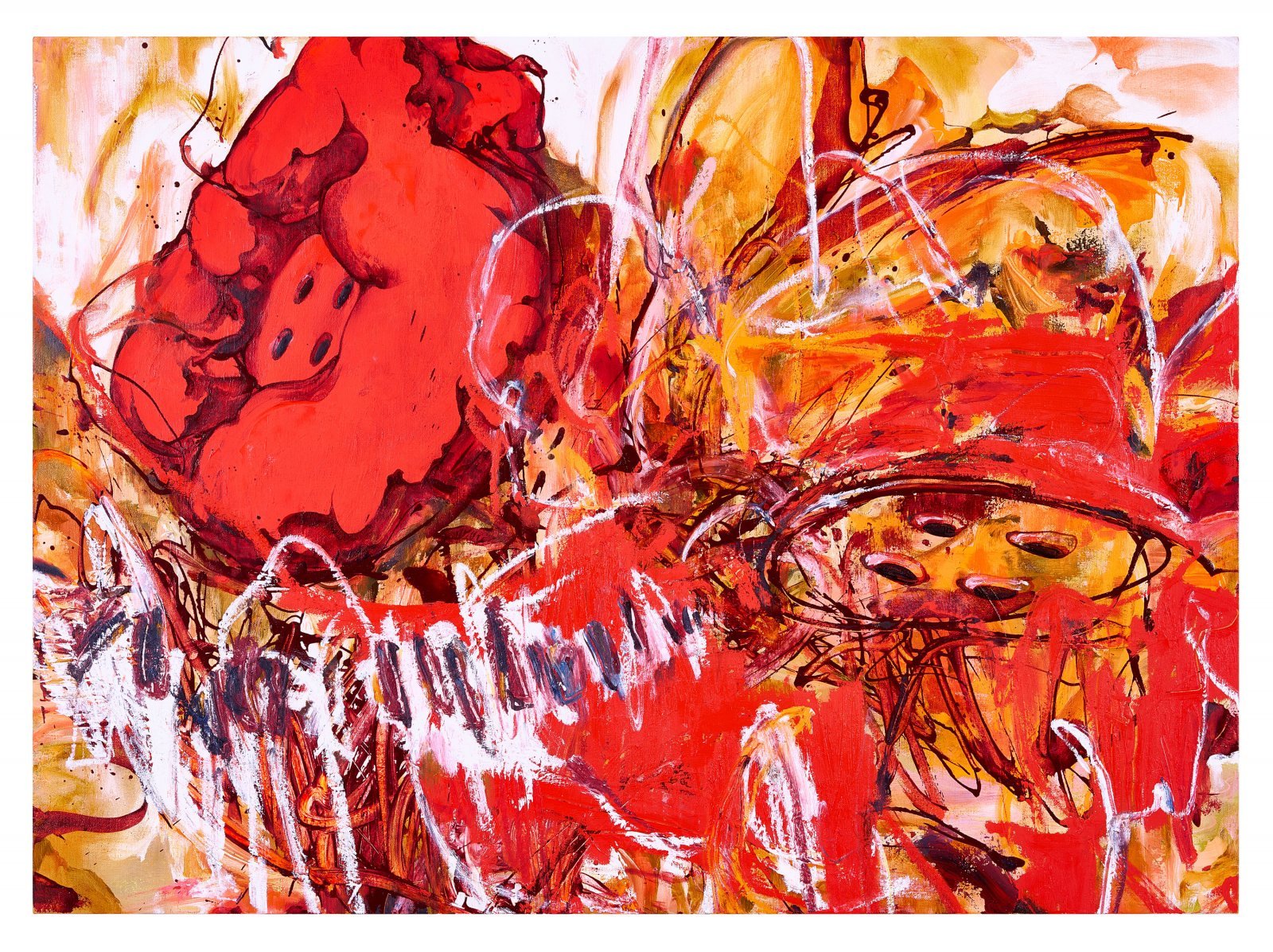 初の油彩で描かれた“BUTTON FLOWER”が目を奪う──SHUN SUDO、新作