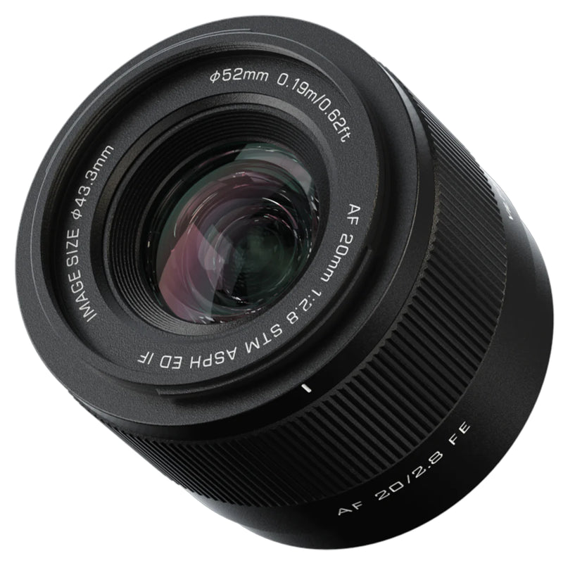 Viltrox AF 20mm F2.8 Auto Focus Full Frame Prime Lens For Sony and