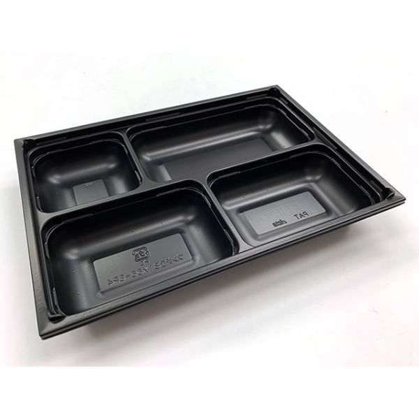 折箱 新ワン折重 81×55 SP-4 黒 底 アクタ | テイクアウト容器の通販