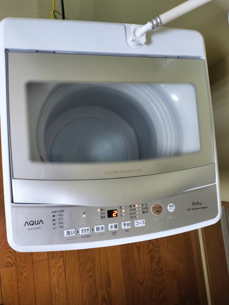 一人暮らしの強い味方！5kgタイプの全自動洗濯機が初めての方に