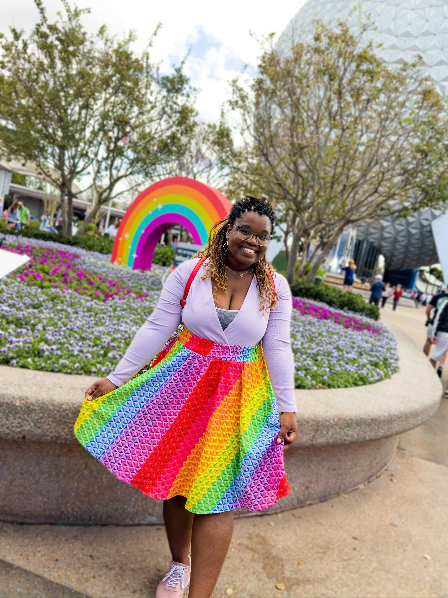 Spaceship Pride Midi Skirt – Park Candy