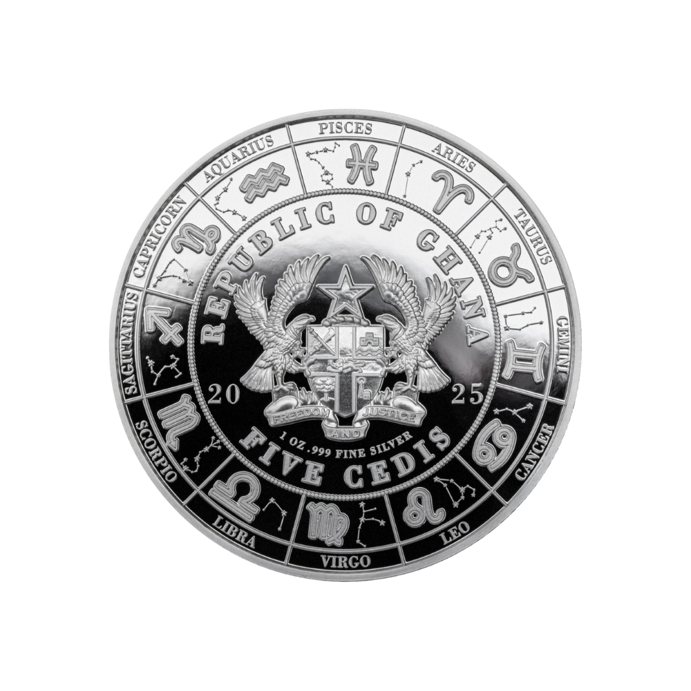 Capricorn Anime Zodiac series 1 Oz Silver Coin 2025 - PopCoins®
