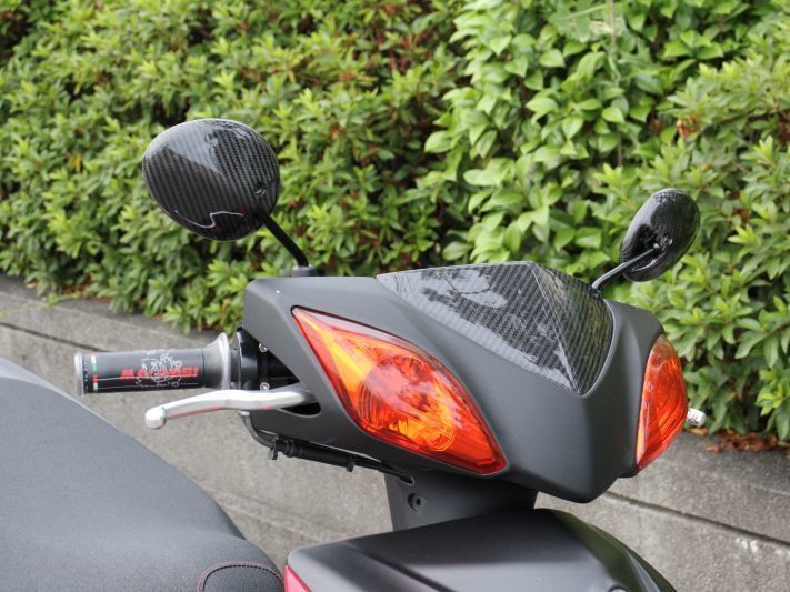 カーボン台湾ミラー M8正/逆 （汎用） シグナスX・BW'S125のカスタム