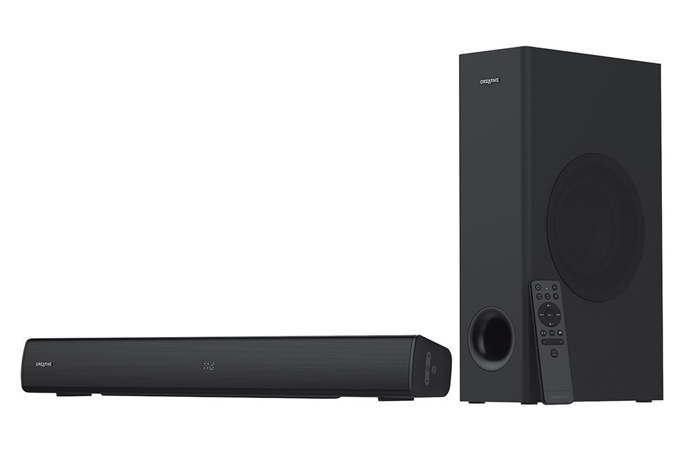 クリエイティブ、Sound Blaster技術搭載の2.1chサウンドバー「Creative