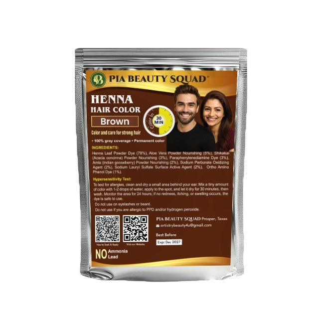 30 Min Henna Hair Color – Pia Beauty Squad