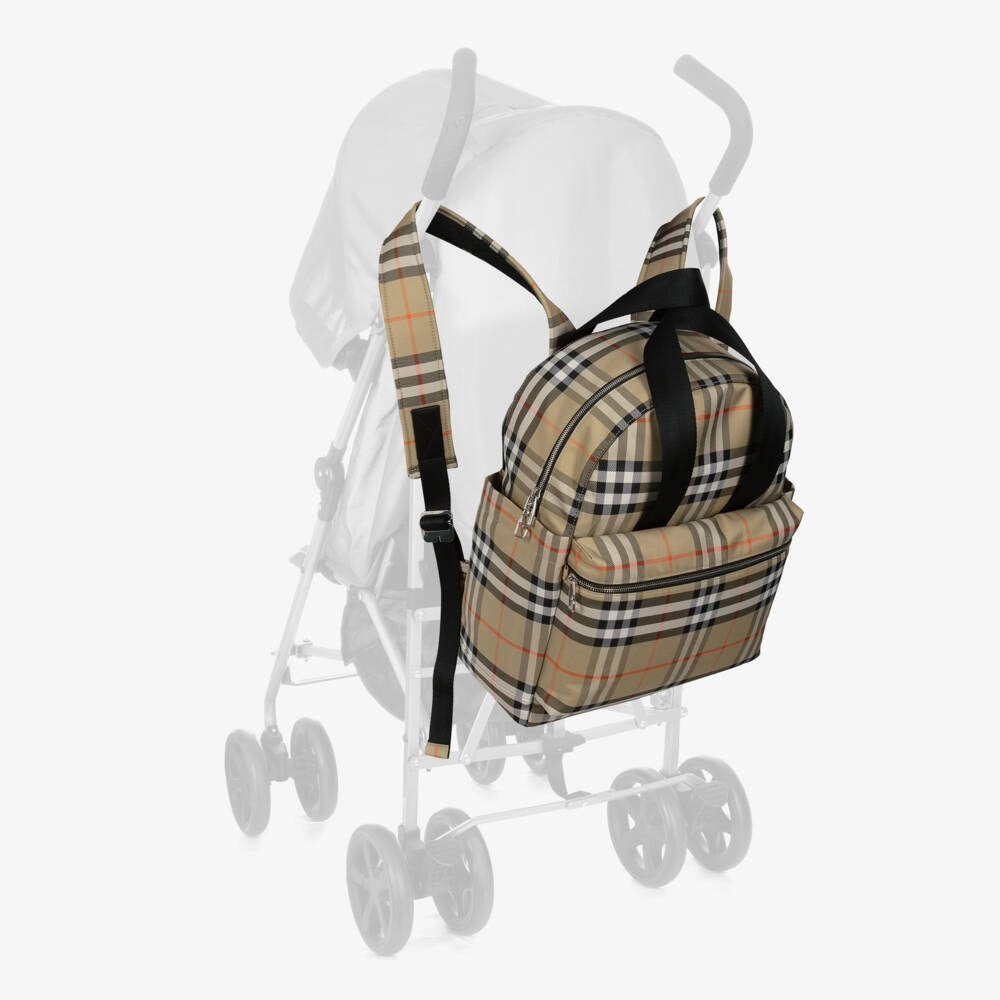 お取り寄せ】『BURBERRY』バーバリーチェック バックパック型 マザーズ