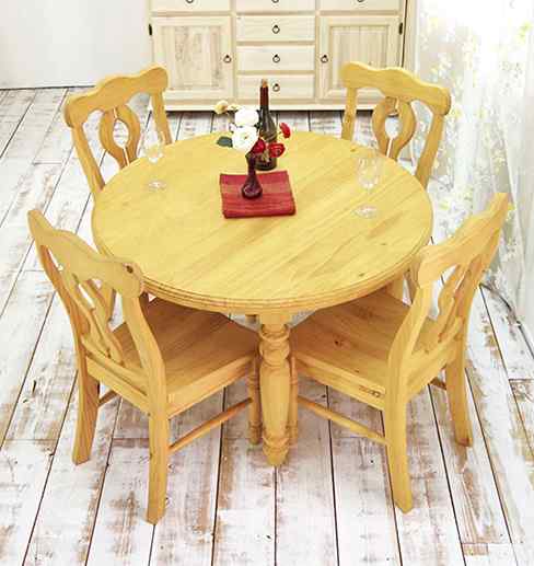 丸いテーブル｜パイン家具