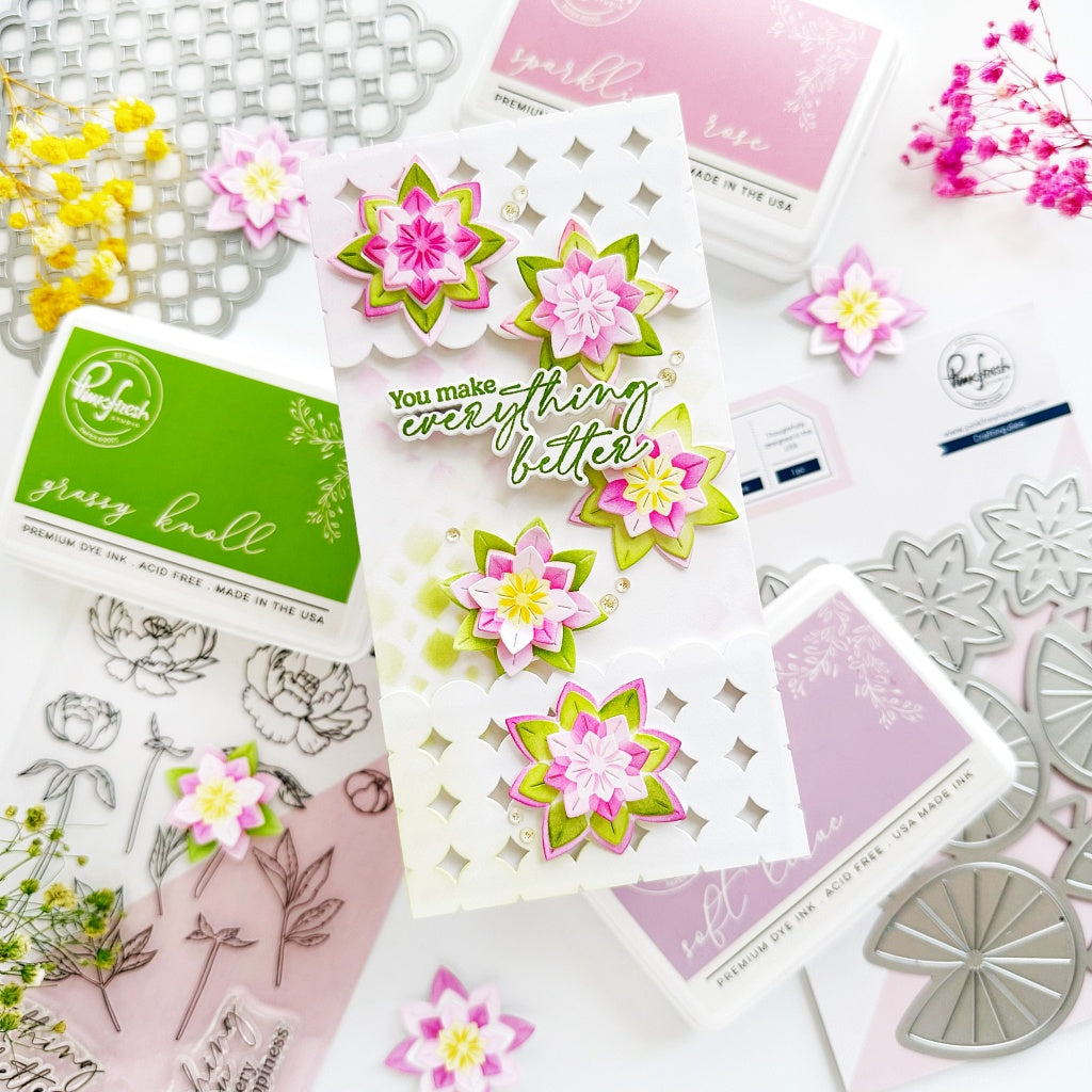 Tranquil Water Lilies die – Pinkfresh Studio