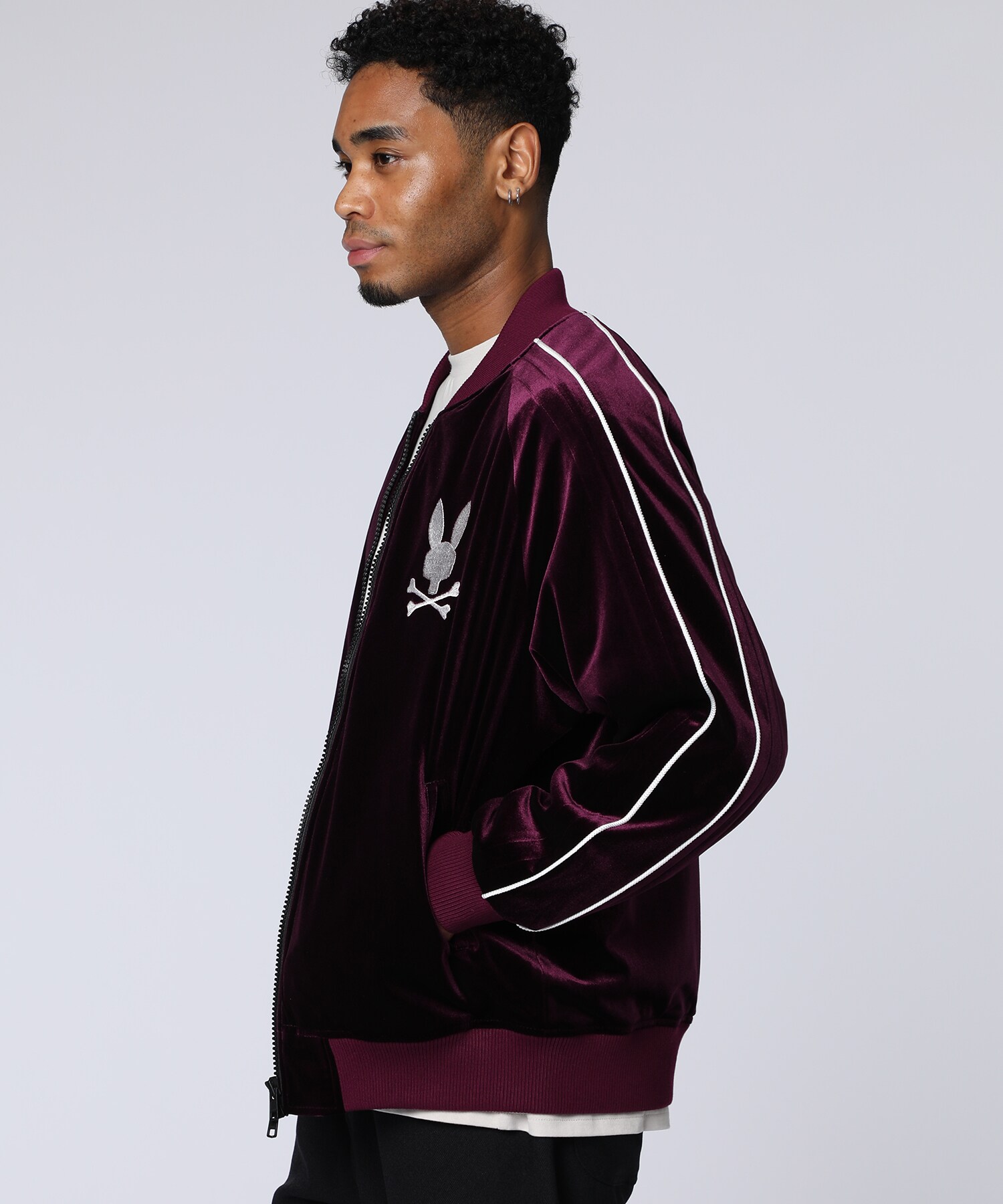 SKOOKUM ベロアスカジャン｜Psycho Bunny｜サイコバニー 公式ブランド