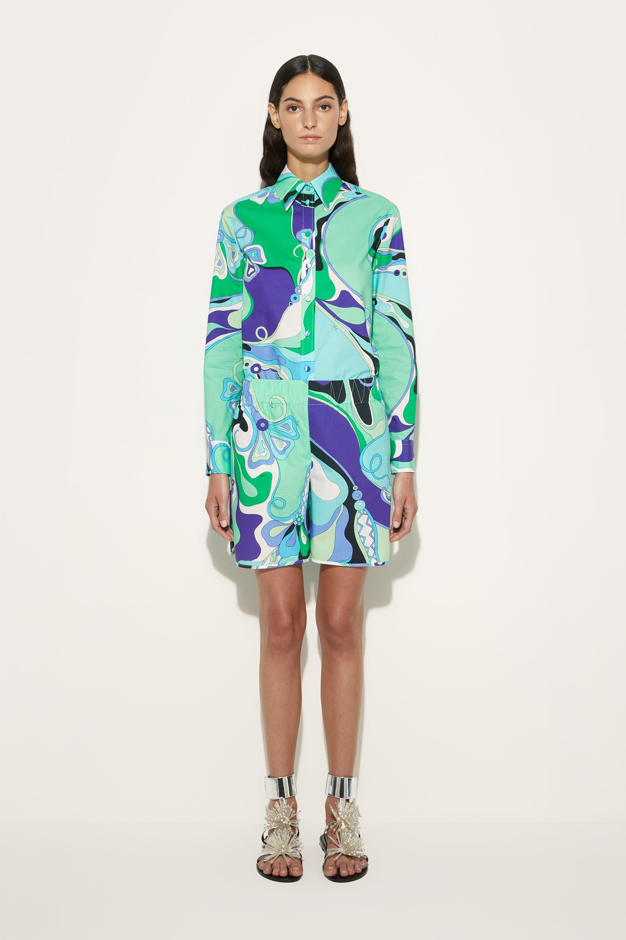 Orchidee Print Shorts – PUCCI Online Store