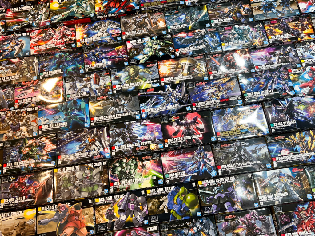 島根県益田市へ、200点を超えるガンプラの出張買取に伺いました