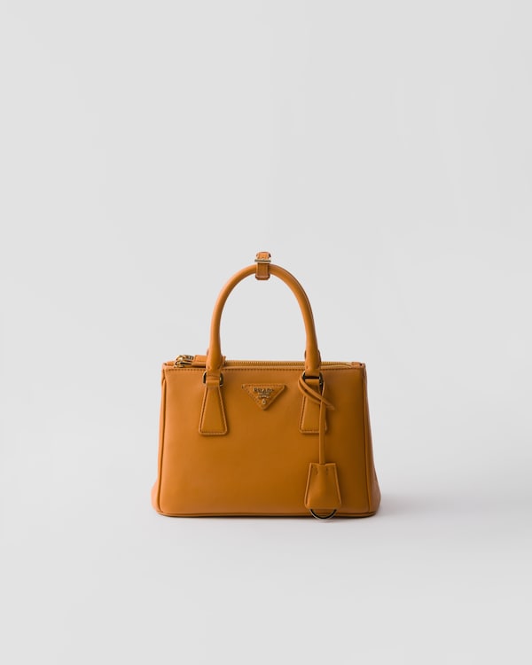 アンバー プラダ ガレリア スモール レザー バッグ | PRADA