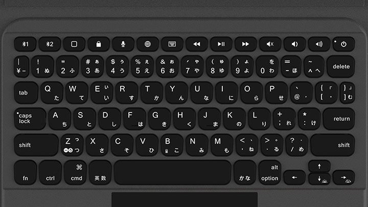 UAG iPad(第9/8/7世代)用トラックパッド搭載Bluetoothキーボード付