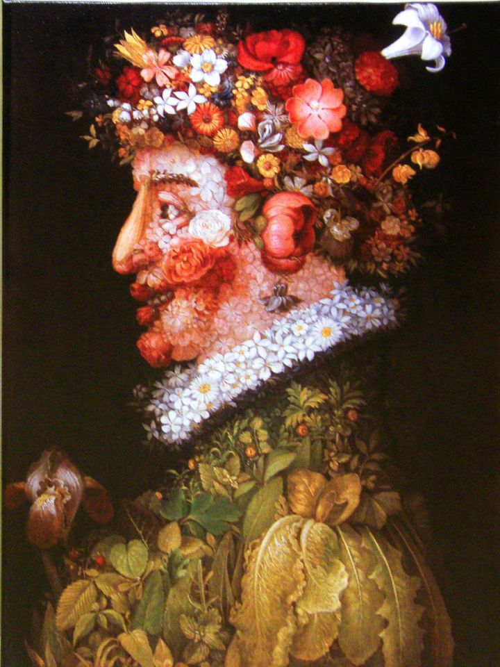 ジュゼッペ・アルチンボルド 『春』 | 【休店中】名画の複製絵画館