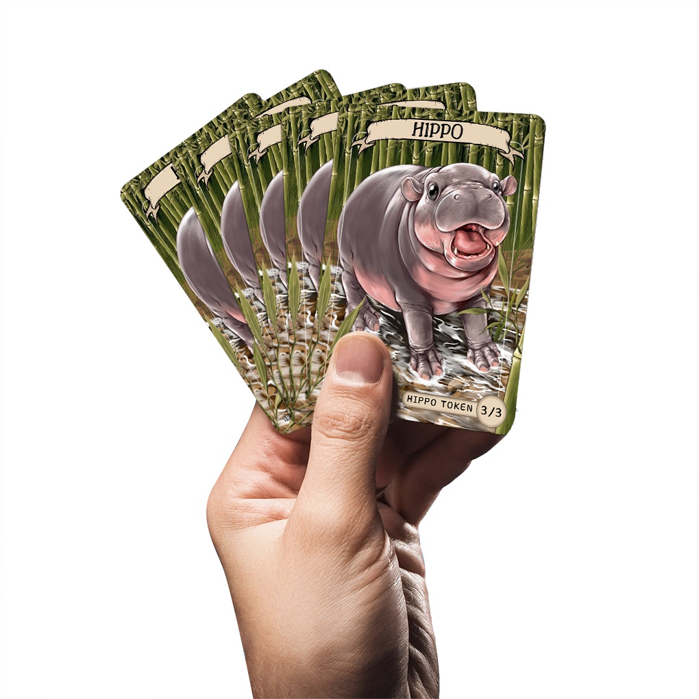 3/3 Hippo Token ⋆ Custom MTG Proxies ⋆ Prismatic Defender®